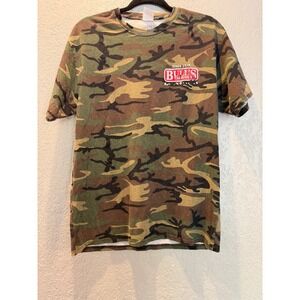 Bulls Tavern T Shirt Camouflage Camo Tee Mens